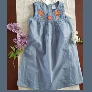 Gap summer floral girls dress NWT